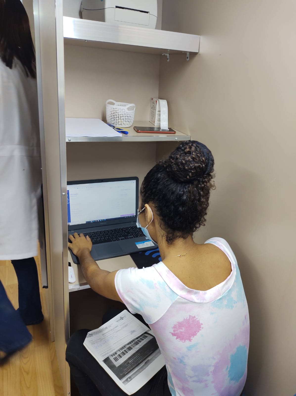 Atendente na Unidade